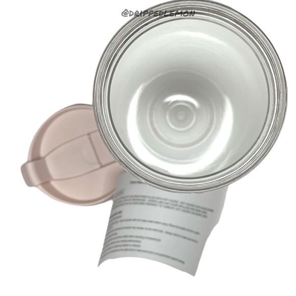 COPY - ♠️KATE SPADE NEW YORK HEART KNOT THERMAL TRAVEL MUG NWT PINK PEARL - Picture 3 of 8